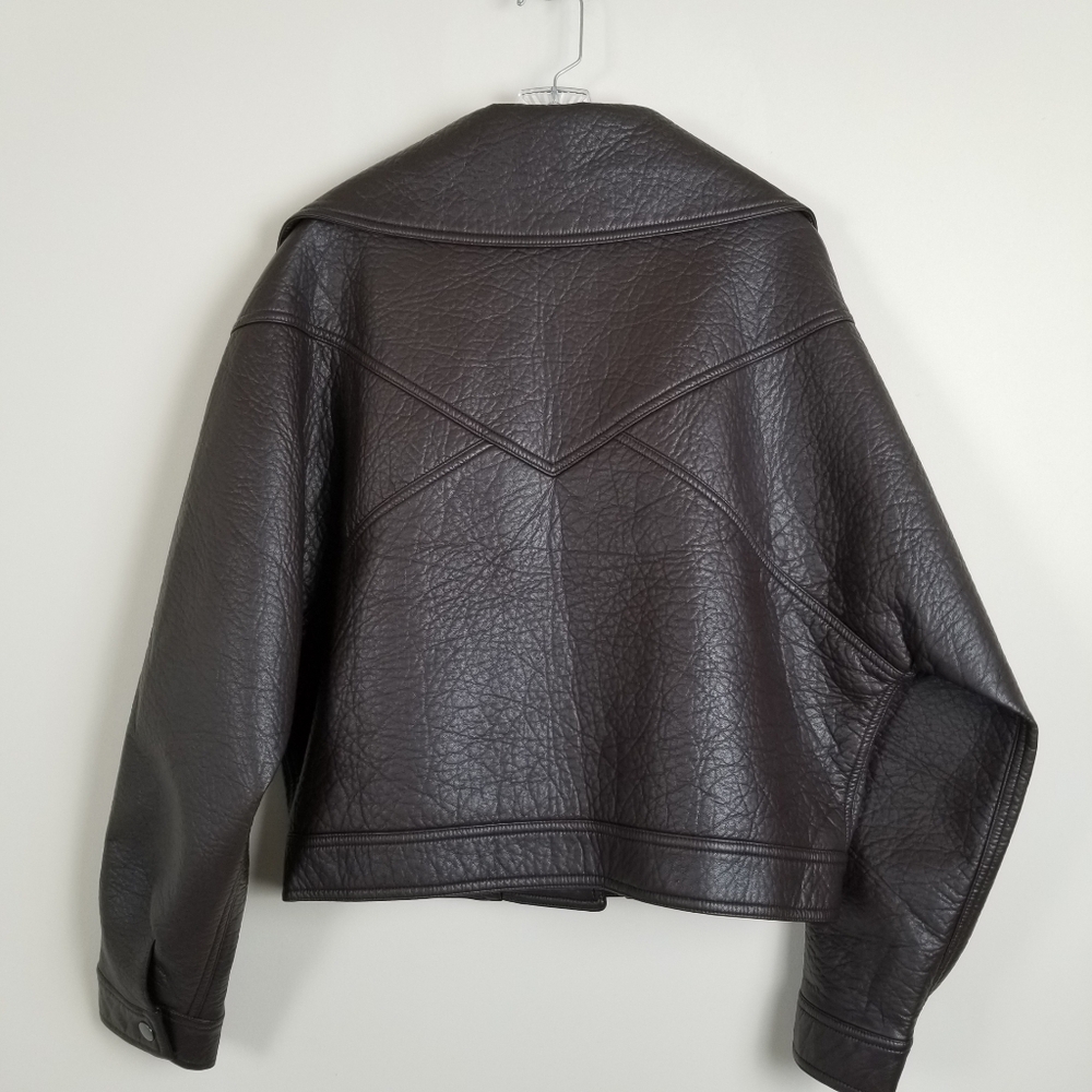 Dear John Kingston Vegan Leather Jacket Large New - Picture 7 of 9